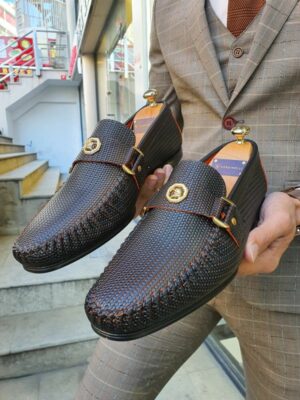 Aysoti Opallac Brown Buckle Loafer