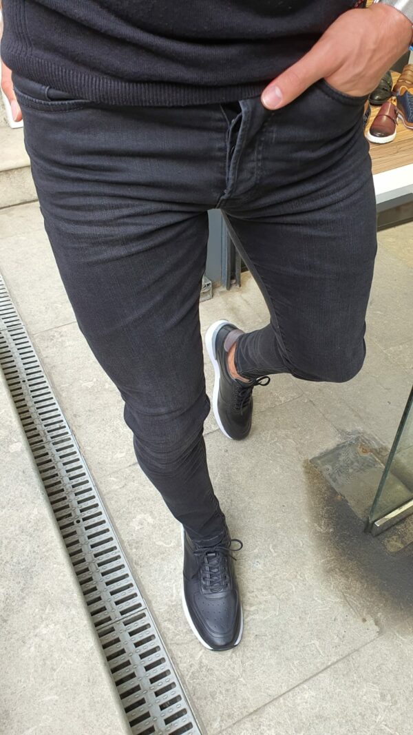 Brandon Black Slim Fit Handmade Jeans