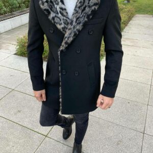 Austin Wool Black Coat