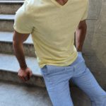 Aysoti Yellow Slim Fit T-Shirt