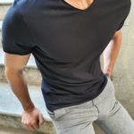 Aysoti Black Slim Fit T-Shirt