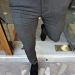Aysoti Novak Black Slim Fit Cotton Pants