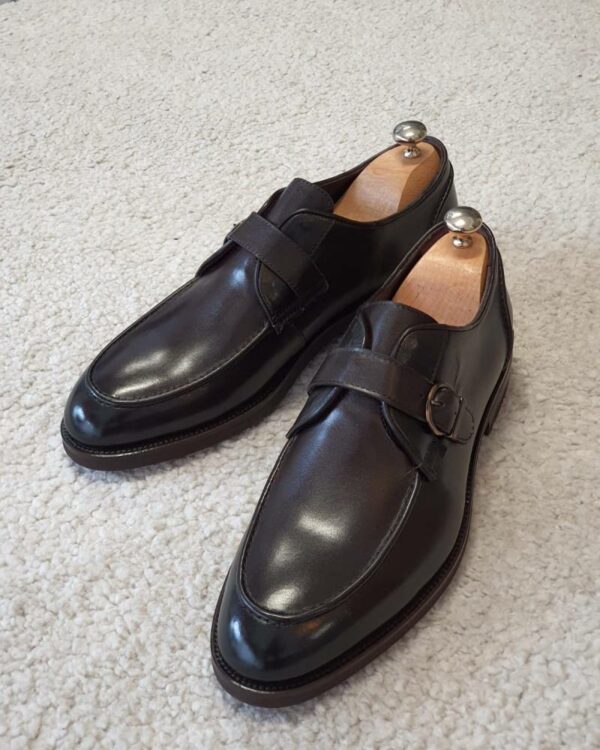 Brown Buckle Loafers