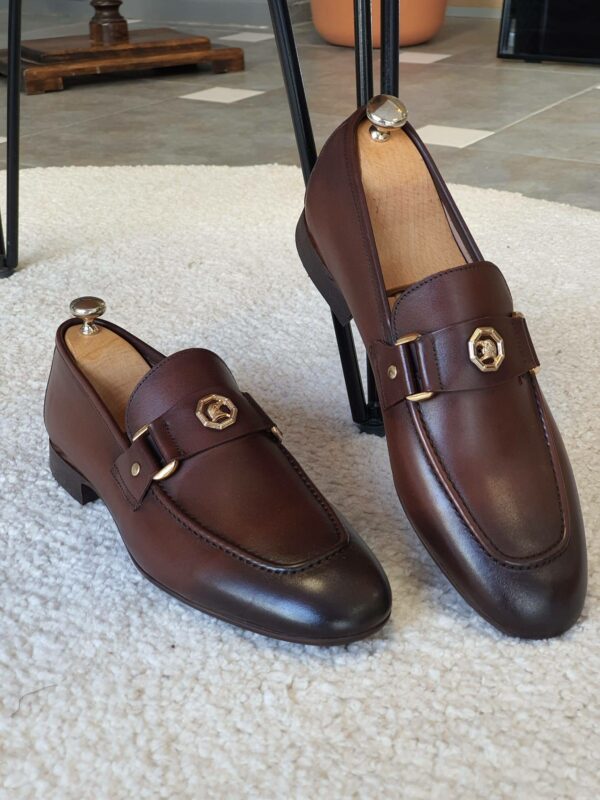 Aysoti Durham Brown Penny Loafers