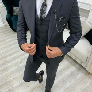 Aysoti Vermut Gray Slim Fit Suit