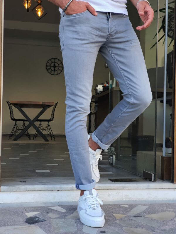 Elon Gray Slim Fit Jeans