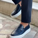 Aysoti Cresswell Navy Blue Rock Shoes