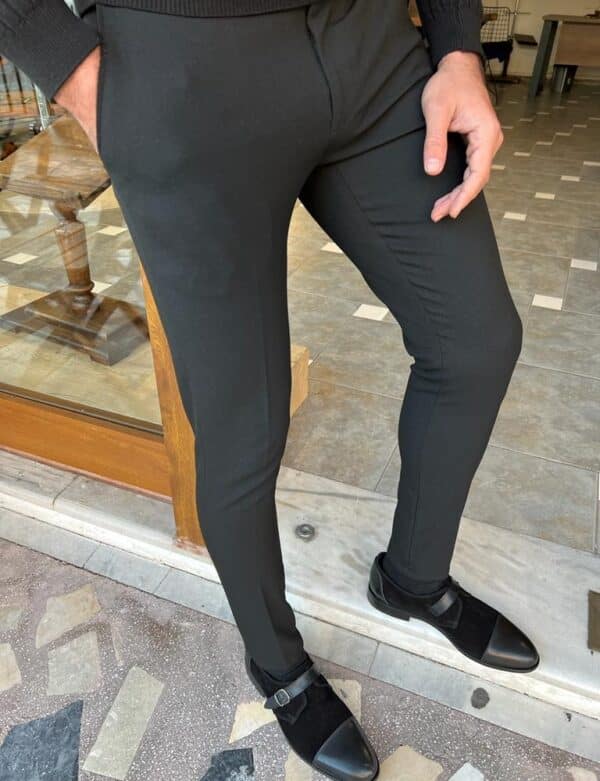 Aysoti Farndale Black Slim Fit Pants