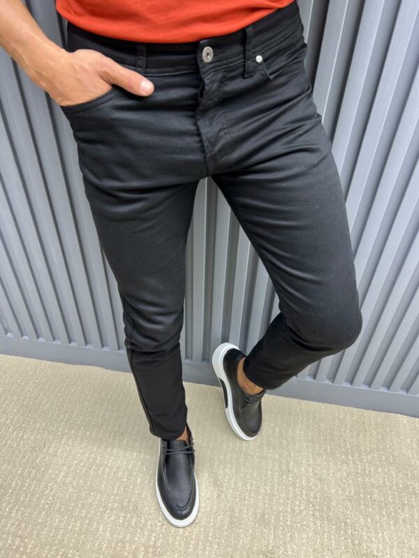 Aysoti Tefax Black Slim Fit Jeans