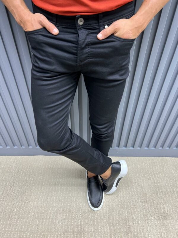 Aysoti Tefax Black Slim Fit Jeans