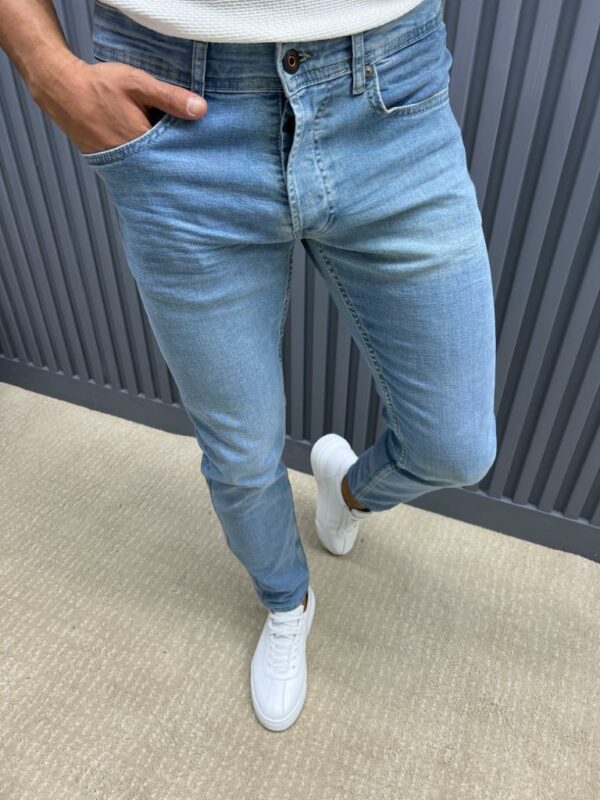 Aysoti Tefax Blue Slim Fit Jeans