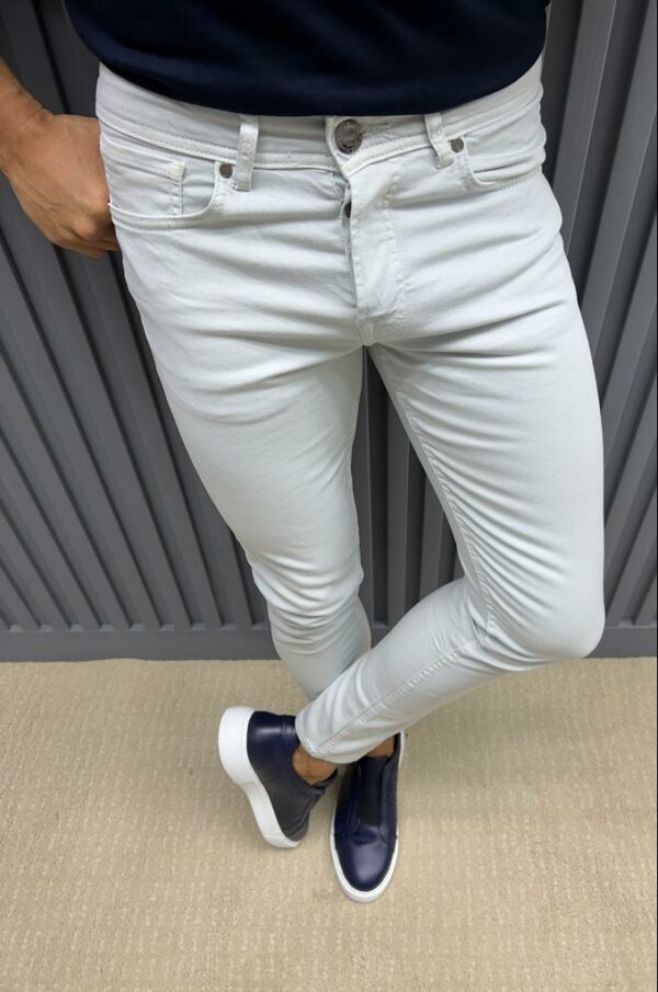 Aysoti Tefax Ice Blue Slim Fit Jeans