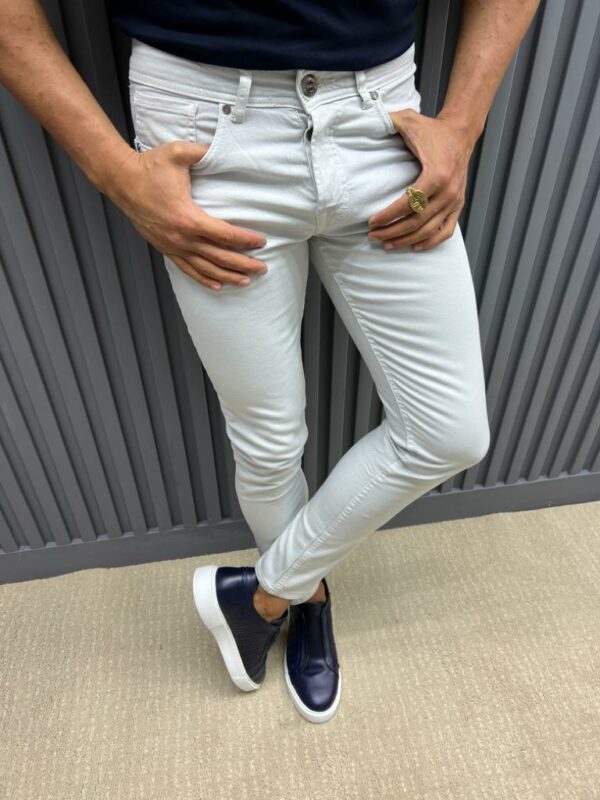 Aysoti Tefax Ice Blue Slim Fit Jeans